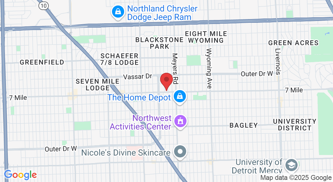 12908 W Seven Mile Rd, Detroit, MI 48235, USA