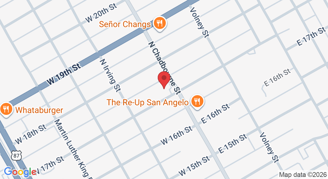 1705 N Chadbourne St, San Angelo, TX 76903, USA