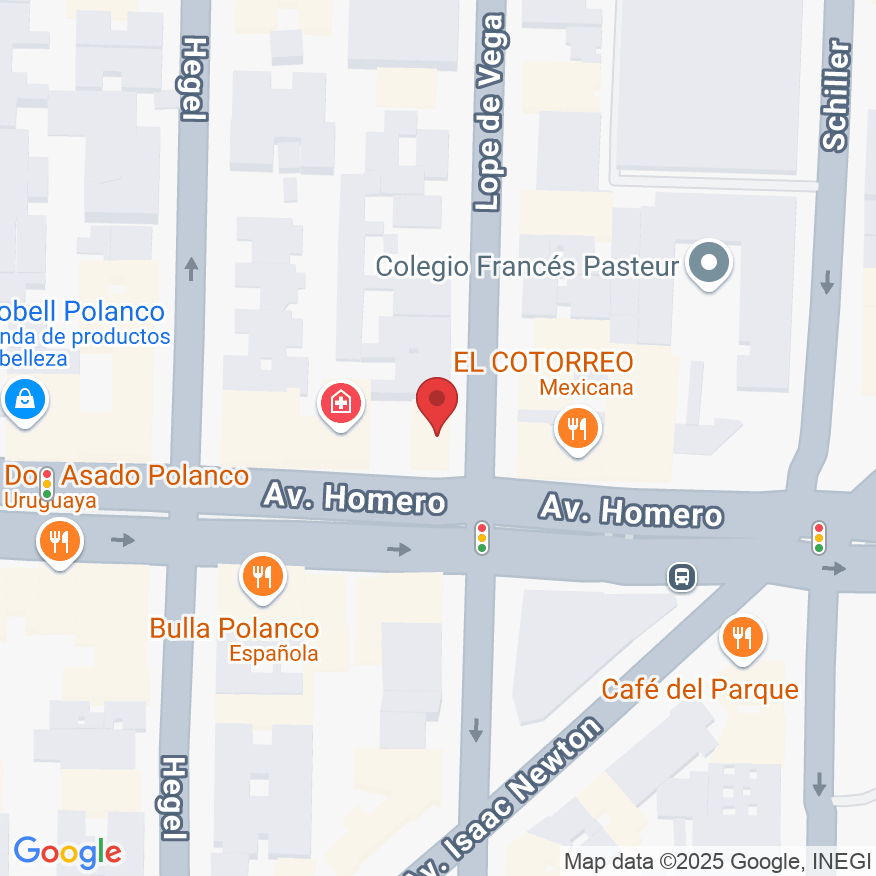 Lope de Vega 157, Chapultepec Morales, Polanco V Secc, Miguel Hidalgo, 11560 Ciudad de México, CDMX, México