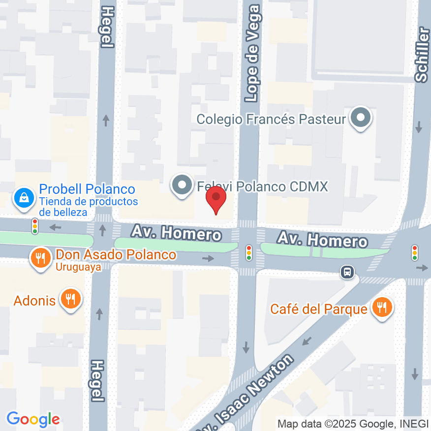 Av. Homero 403, Chapultepec Morales, Polanco V Secc, Miguel Hidalgo, 11560 Ciudad de México, CDMX, México