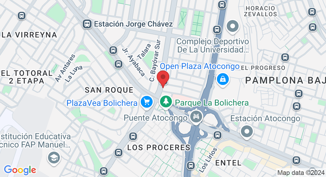 Av. Caminos del Inca 3545, Santiago de Surco 15039, Peru