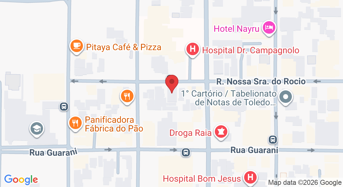 R. Nossa Sra. do Rocio, 1817 - Centro, Toledo - PR, 85900-180, Brazil
