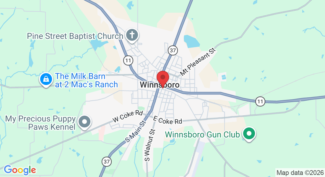 111 E Carnegie St, Winnsboro, TX 75494, USA