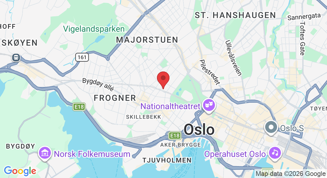 Oscars gate 72A, 0256 Oslo, Norge