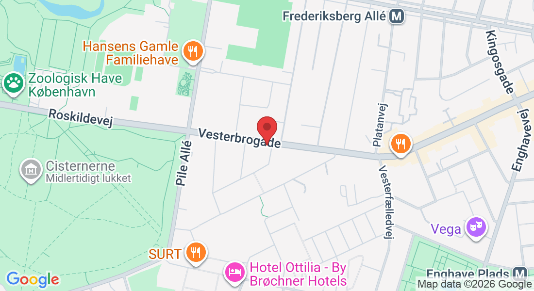 Vesterbrogade, 1800 Frederiksberg, Danmark