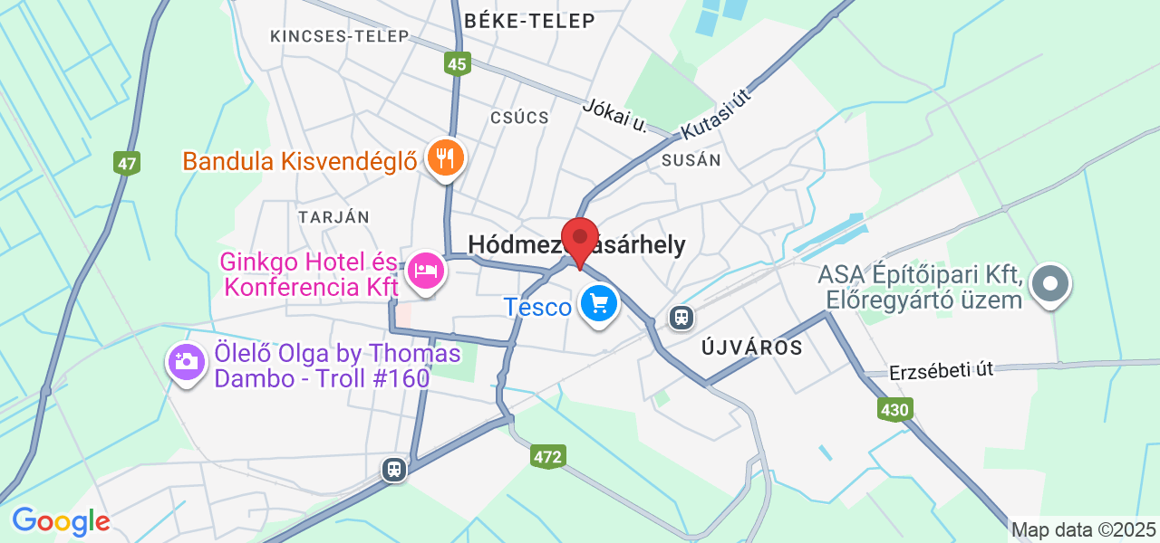 Hódmezővásárhely, Bajcsy-Zsilinszky u. 8, 6800 Magyarország