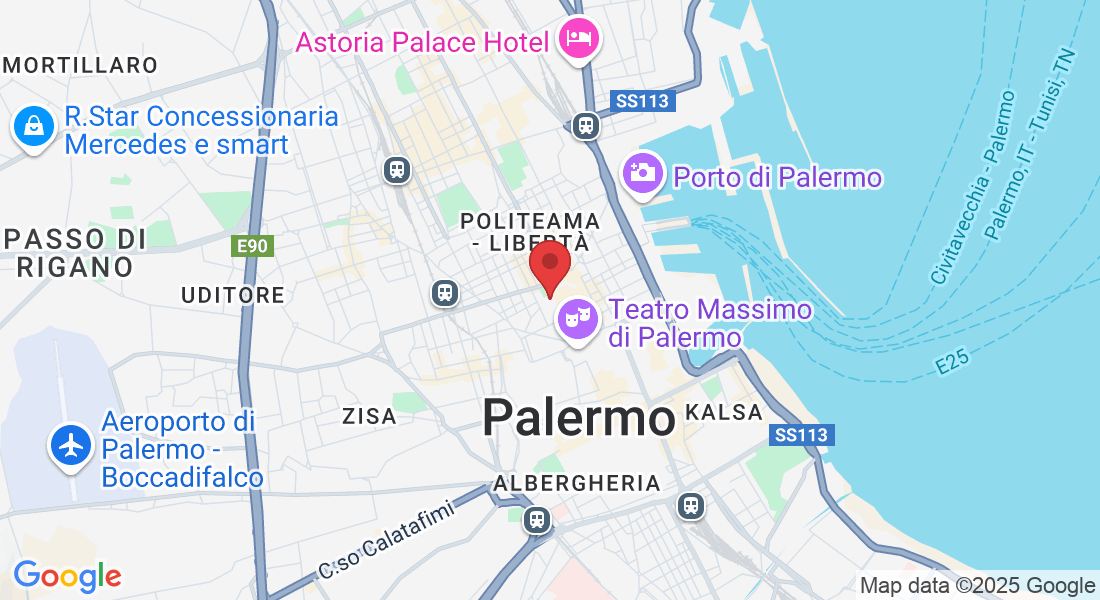 P.za Castelnuovo, 26, 90141 Palermo PA, Italia