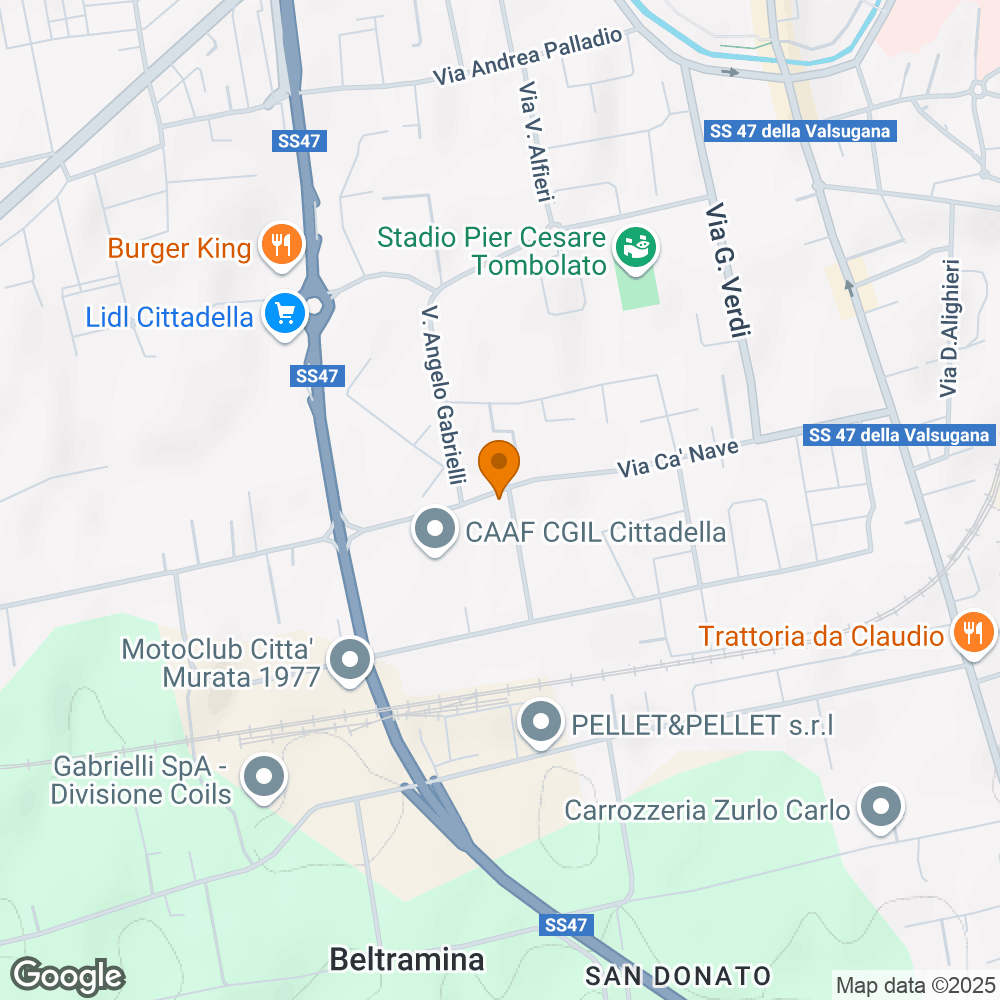 Via Ca' Nave, 97, 35013 Cittadella PD, Italia