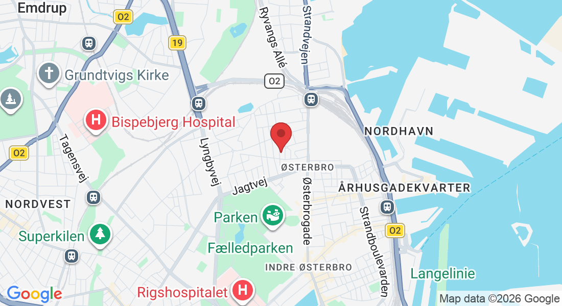 Masnedøgade 20, 2 sal, 2100 København, Danmark