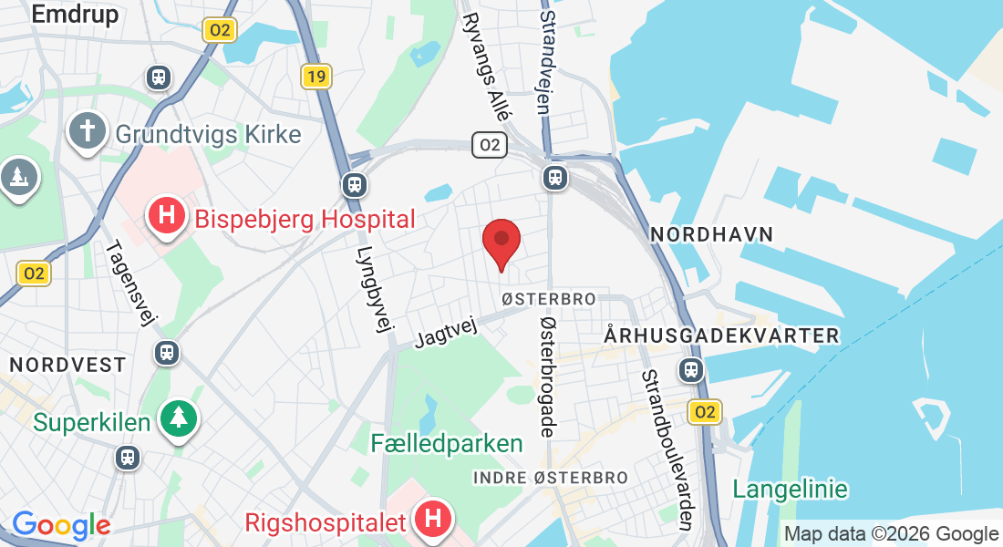 Masnedøgade 20, 2 sal, 2100 København, Danmark