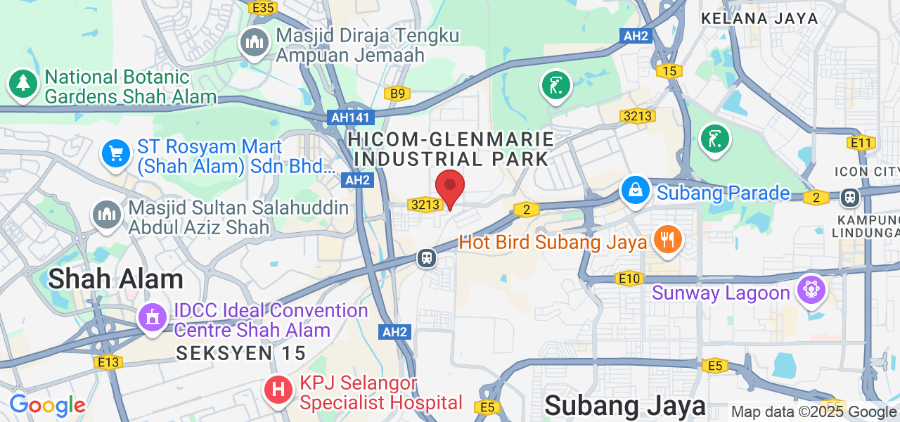 6, Jalan Juruanalisis U1/35, Hicom-glenmarie Industrial Park, 40150 Shah Alam, Selangor, Malaysia