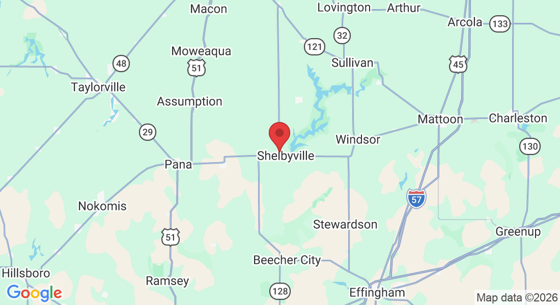 1110 W North 6th St, Shelbyville, IL 62565, USA