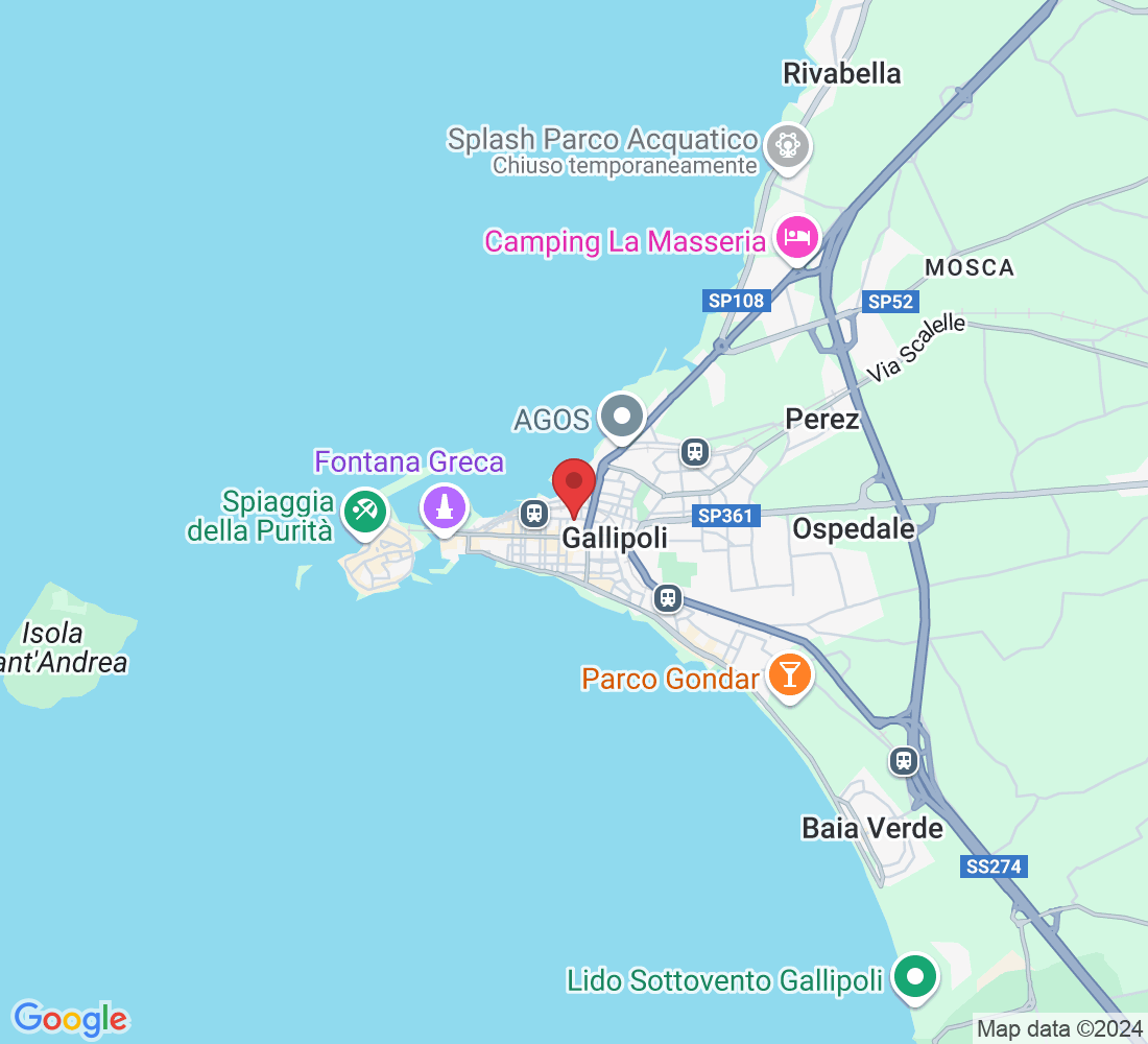 Via S. Lazzaro, 28, 73014 Gallipoli LE, Italia