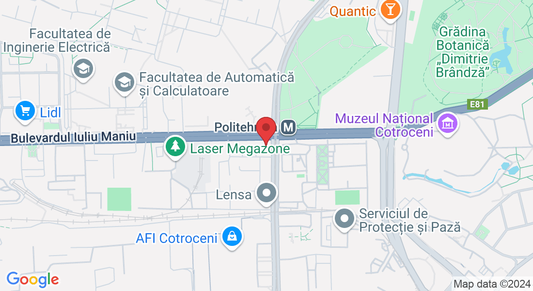 Str. Iuliu Maniu. 7; corpul U; etaj 1, amplasat in incinta APACA, Cotroceni Business Center, București 061072, Romania