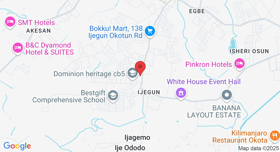 2 Tailor St, Ijegun, Lagos 102213, Lagos, Nigeria