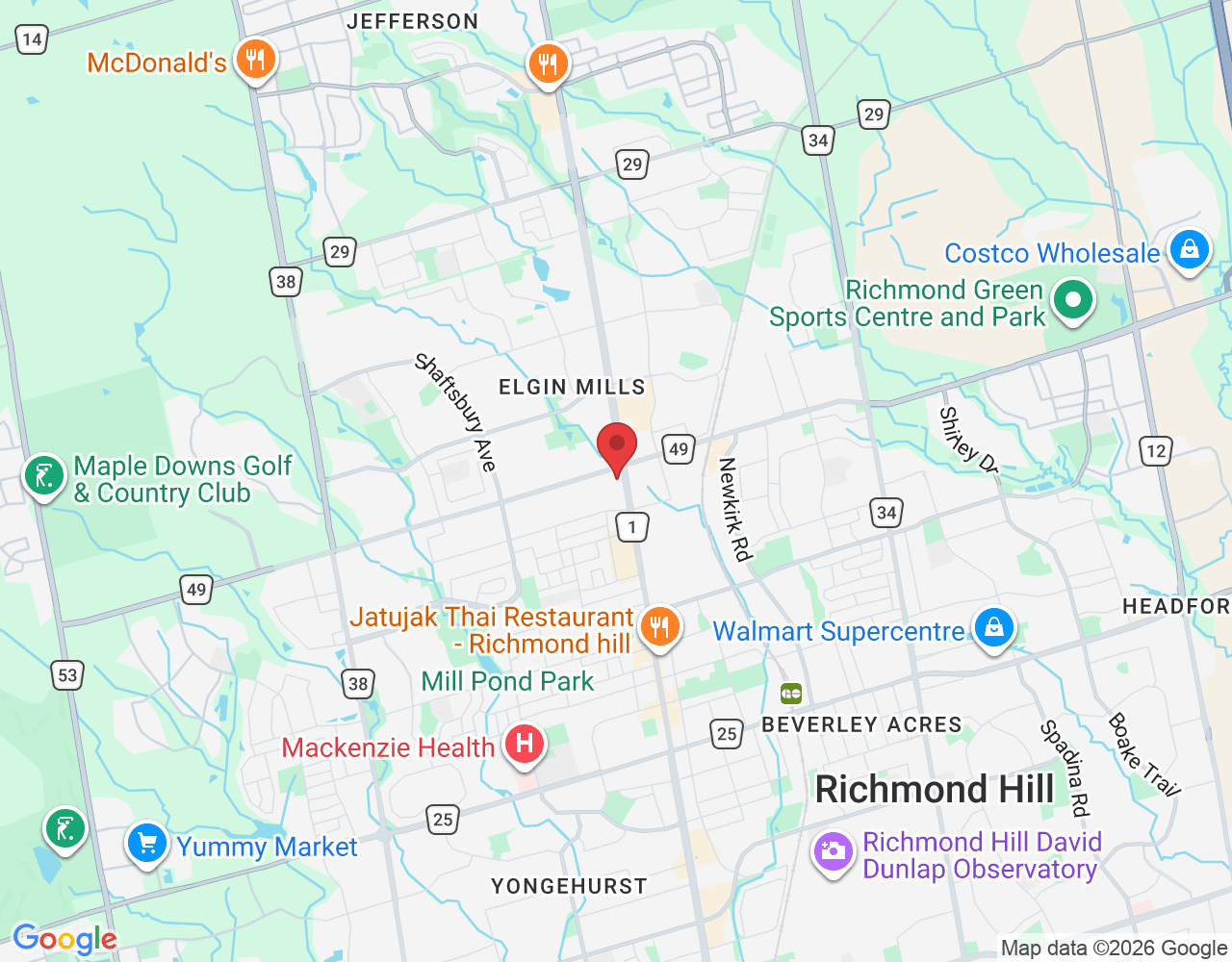 10720 Yonge St, Richmond Hill, ON L4C 3C9, Canada
