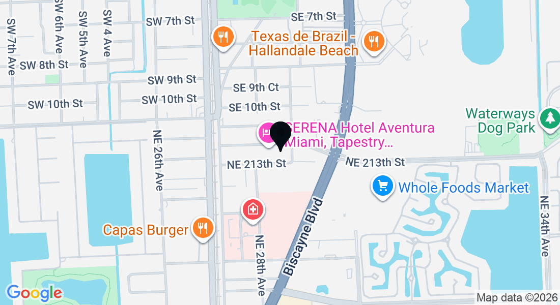 2820 NE 214th St, Miami, FL 33180, USA
