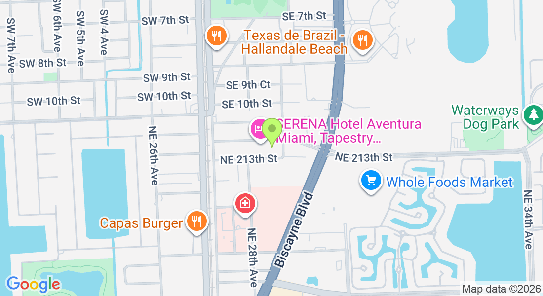 2820 NE 214th St, Miami, FL 33180, USA