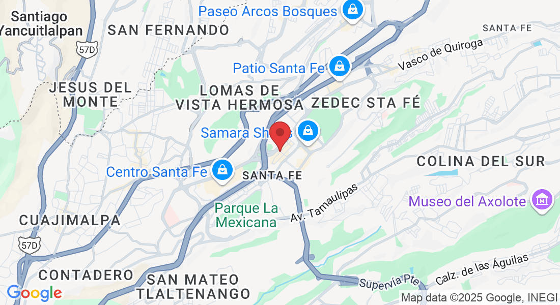 C. Guillermo Gonzalez Camarena, Santa Fe, Zedec Sta Fé, 01376 Ciudad de México, CDMX, México