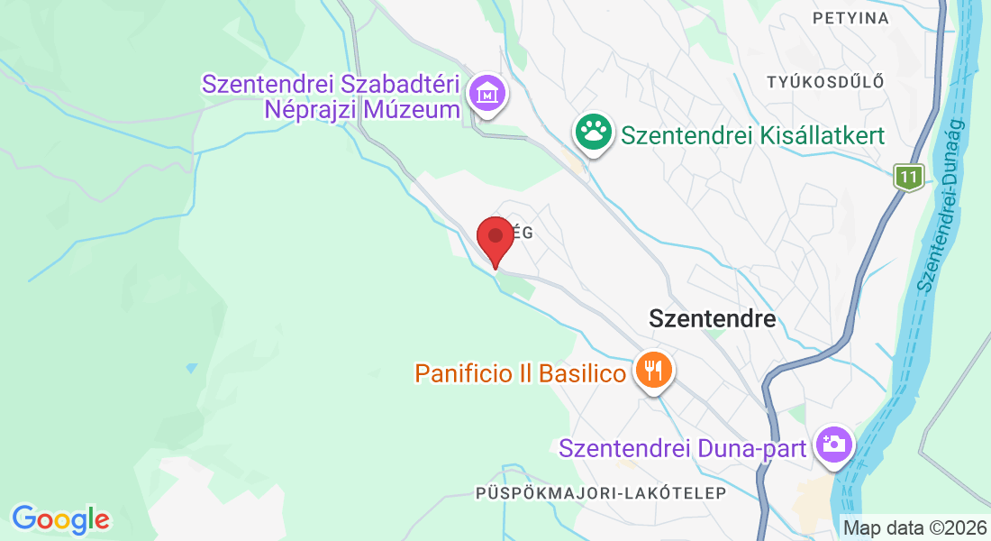 Szentendre, Szentlászlói út 158, 2000 Magyarország