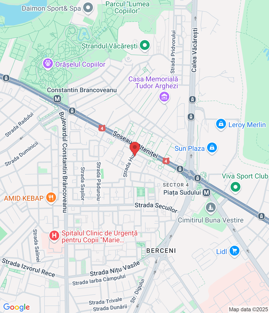 Bucuresti, str Husi Nr 1, interfon 04, București 041483, Romania