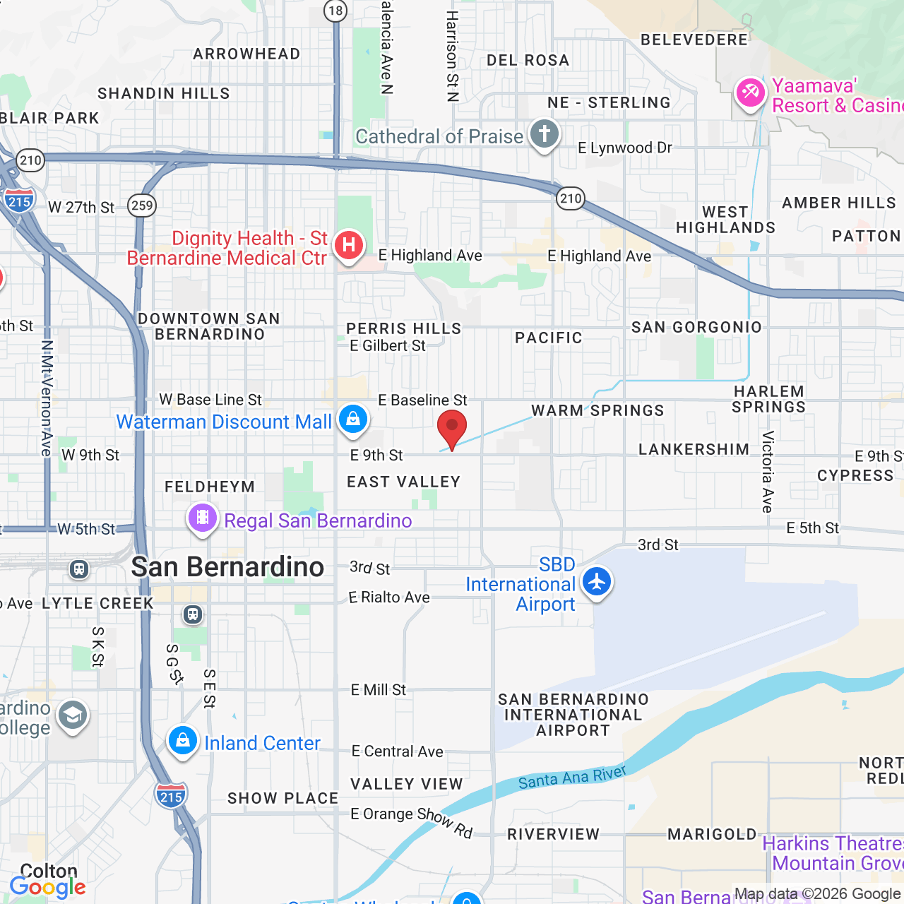 1080 E 9th St, San Bernardino, CA 92410, USA
