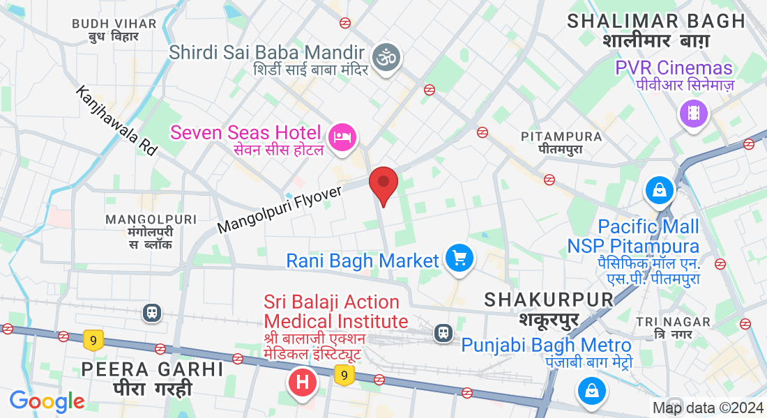 159, Sharda Niketan Rd, Saraswati Vihar, Pitampura, Delhi, 110034, India