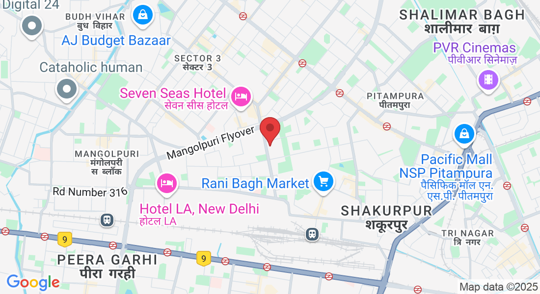 159, Sharda Niketan Rd, Saraswati Vihar, Pitampura, Delhi, 110034, India