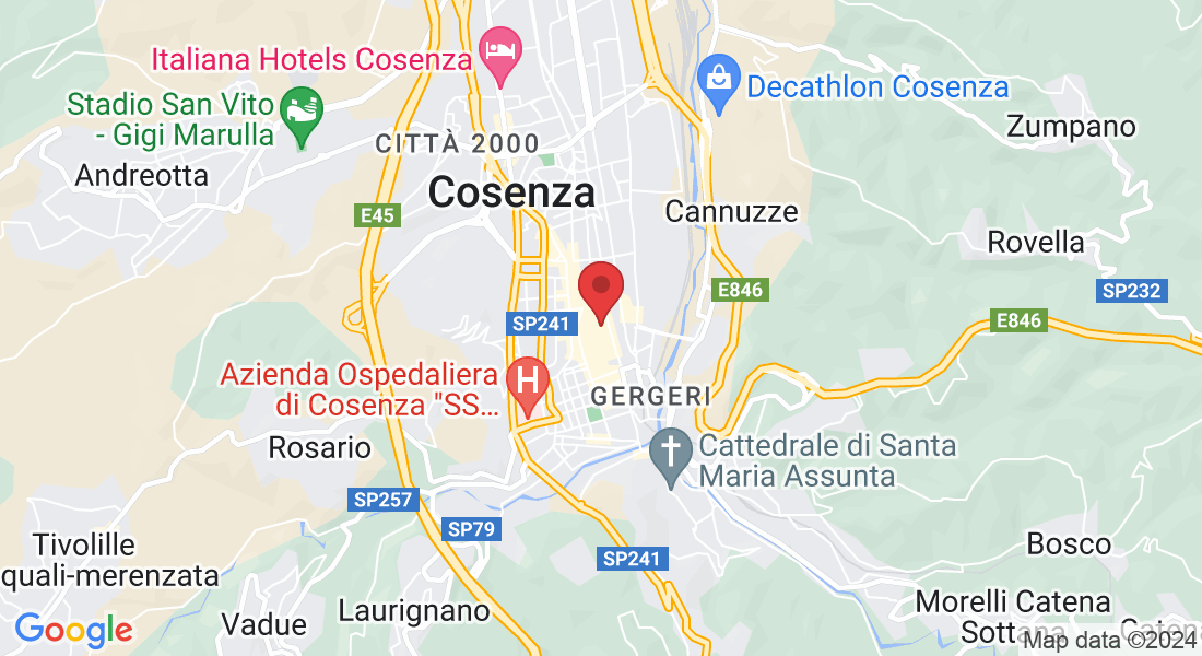Via Cesare Marini, 6/A B C, 87100 Cosenza CS, Italy