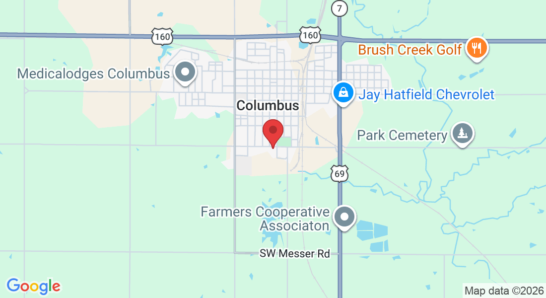 114 W Country Rd, Columbus, KS 66725, USA