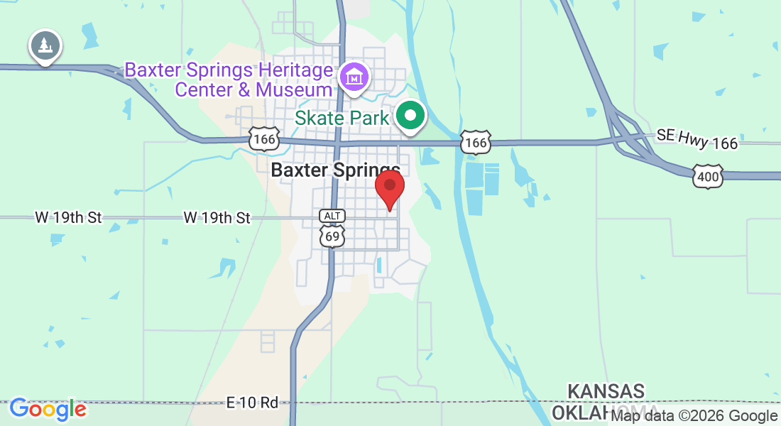 1816 Cherokee Ave, Baxter Springs, KS 66713, USA