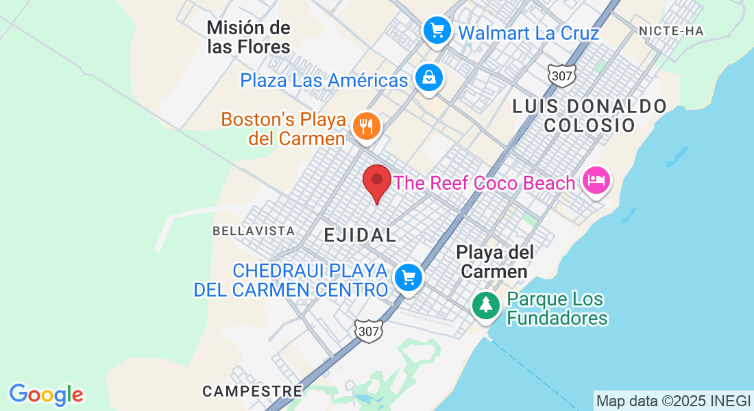 90 Avenida Nte, Ejidal, 77712 Playa del Carmen, Q.R., Mexico