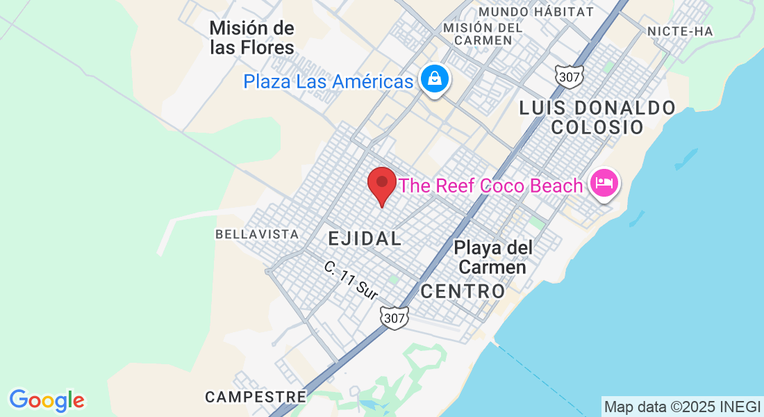 90 Avenida Nte, Ejidal, 77712 Playa del Carmen, Q.R., Mexico