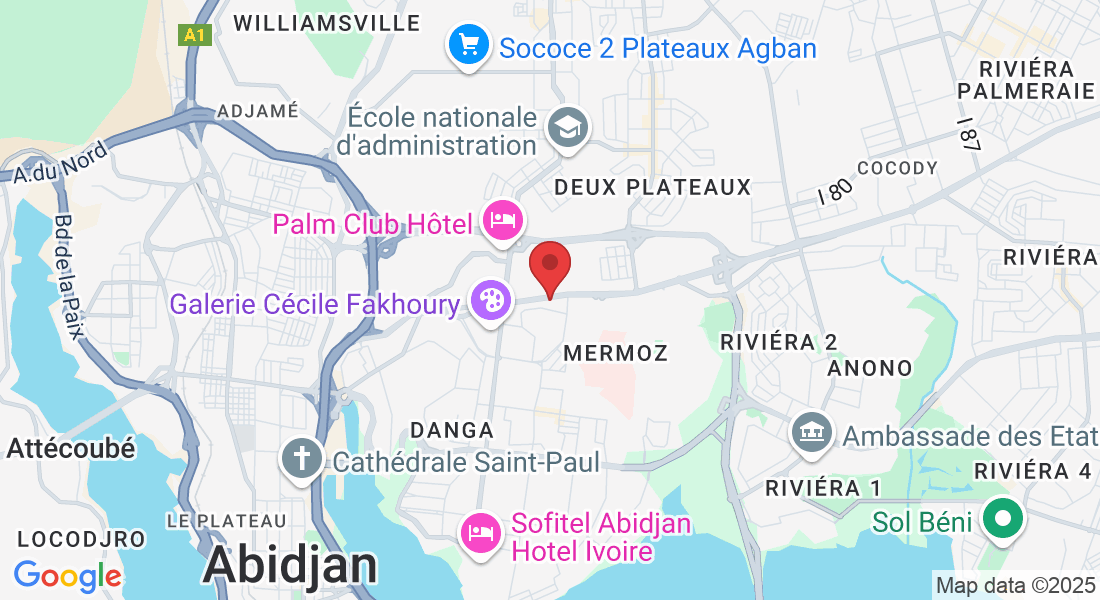 82X2+HH8, Bd François Mitterrand, Abidjan, Côte d'Ivoire
