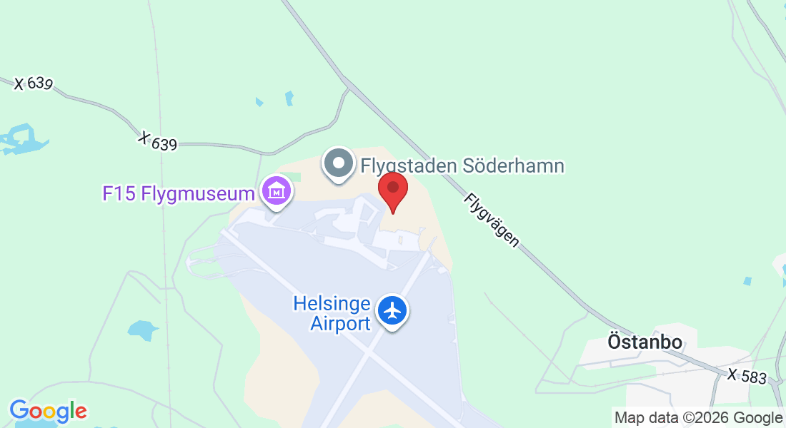 Flygstaden Byggnad 116, 826 70 Söderhamn, Sverige