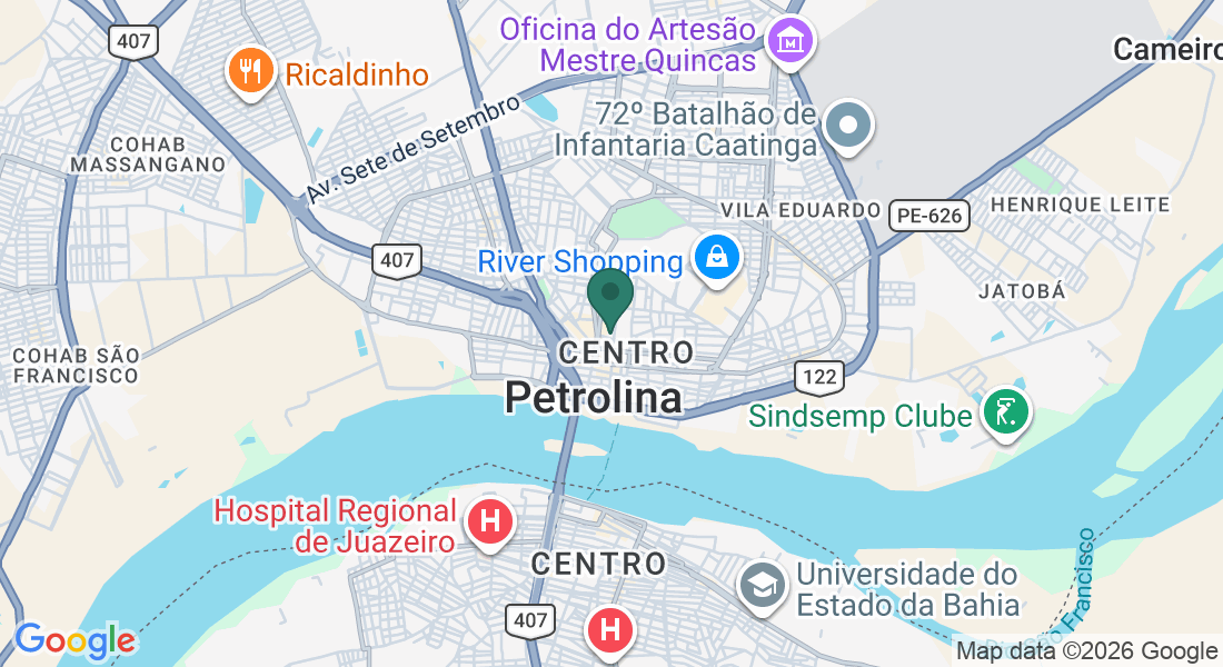 Av. Souza Filho, 516 - 3a - Centro, Petrolina - PE, 56304-000, Brasil