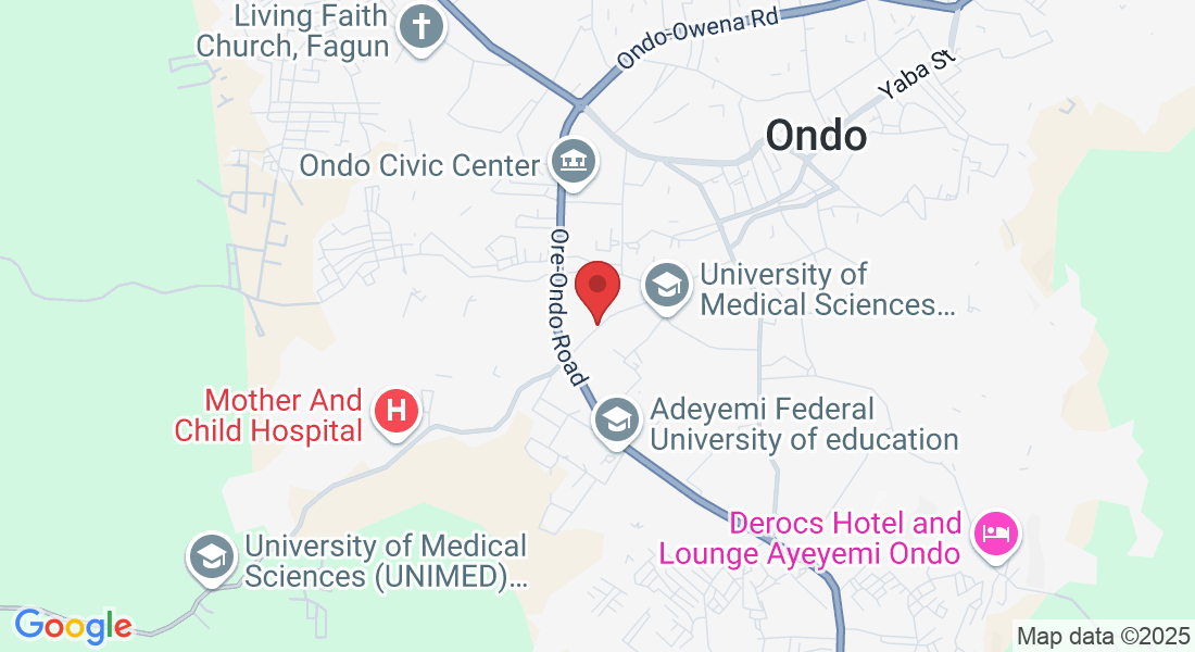 11 Adeyemi College Road, Rainbow, Ondo 351101, Ondo, Nigeria
