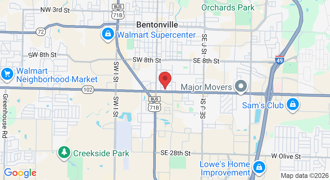 1344 Benton St ste 2, Bentonville, AR 72712, USA