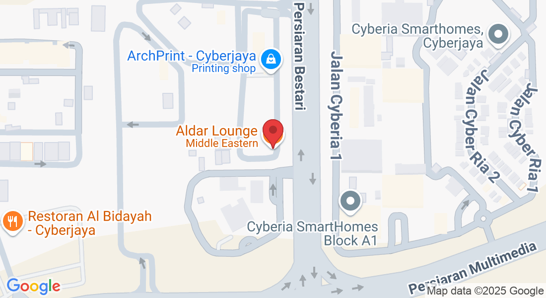 Tower A, Level 1, Menara Paragon@ Pan'gaea, 02, Persiaran Bestari, Cyber 11, 63000 Cyberjaya, Selangor, Malaysia