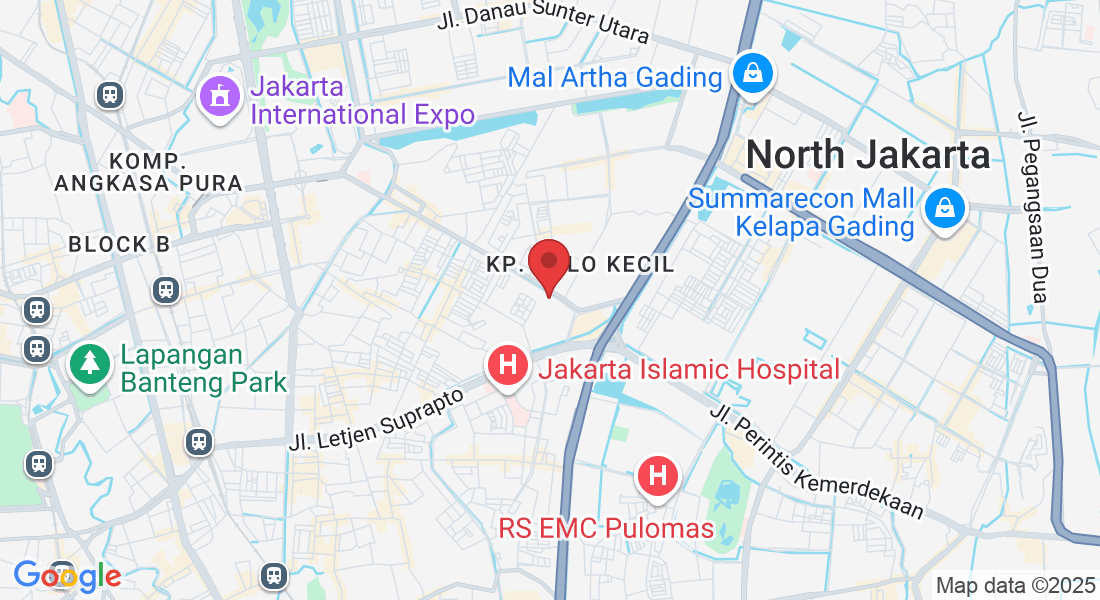 Ruko Mega Grosir, Cemp. Mas Timur Jl. Cemp. Putih Tim. No.10 Blok H-10, RT.10/RW.8, Sumur Batu, Kec. Kemayoran, Kota Jakarta Pusat, Daerah Khusus Ibukota Jakarta 10640, Indonesia
