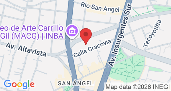 Desierto de los Leones 52, San Ángel, Álvaro Obregón, 01000 Ciudad de México, CDMX, México