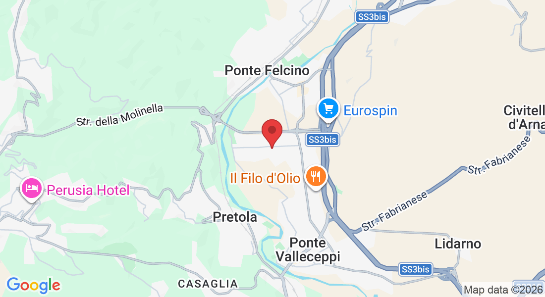 Via del Rame, 26, 06134 Perugia PG, Italia