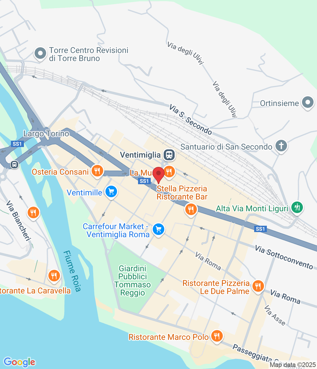 Via Cavour, 47/A, 18039 Ventimiglia IM, Italia
