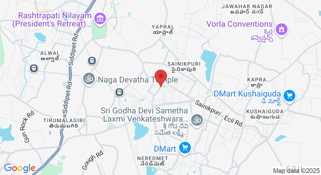 Marneni's, Plot No. 953, #37 - 18/9/1/A Defence Colony, Sainikpuri 1st Main Rd, Floor, Sainikpuri, Secunderabad, Telangana 500094, India