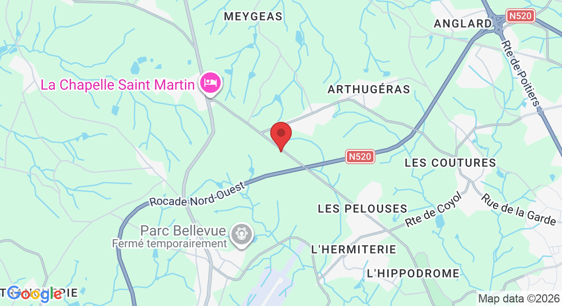 36 Rte de l'Hippodrome, 87270 Couzeix, France