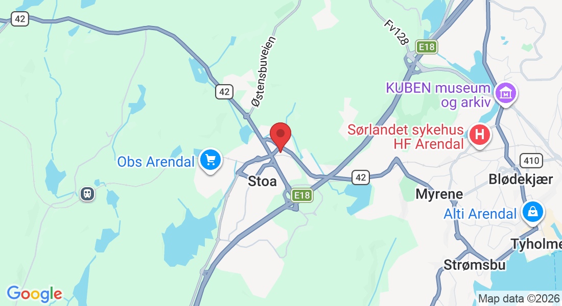 Sørsvannsveien 1, 4848 Arendal, Norway