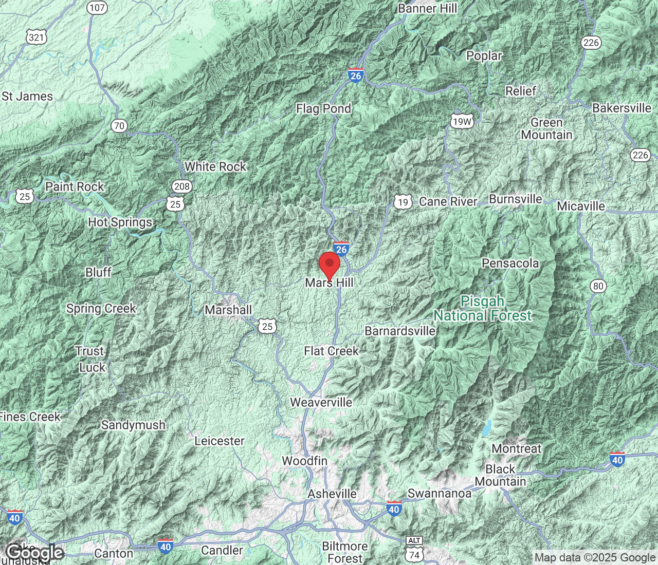 Mars Hill, NC 28754, USA