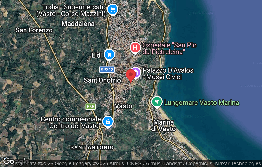 Via Camillo Benso Conte di Cavour, 13, 66054 Vasto CH, Italia