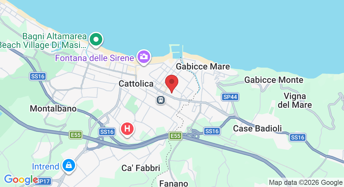 P.za della Repubblica, 9, 47841 Cattolica RN, Italia