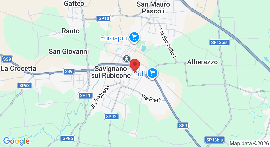 Viale della Libertà, 121 A, 47039 Savignano sul Rubicone FC, Italia